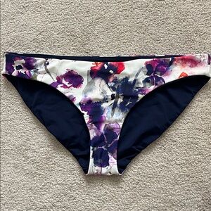Athleta Medium Tide Floral Print Swim Bottom Medium